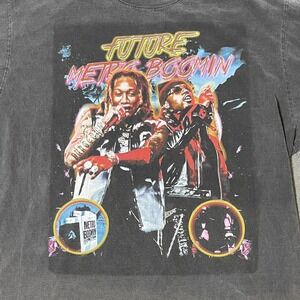 Future Metro Boomin Shirt Men 2XL Black Rap Graphic Tee We Still Don't Trust You